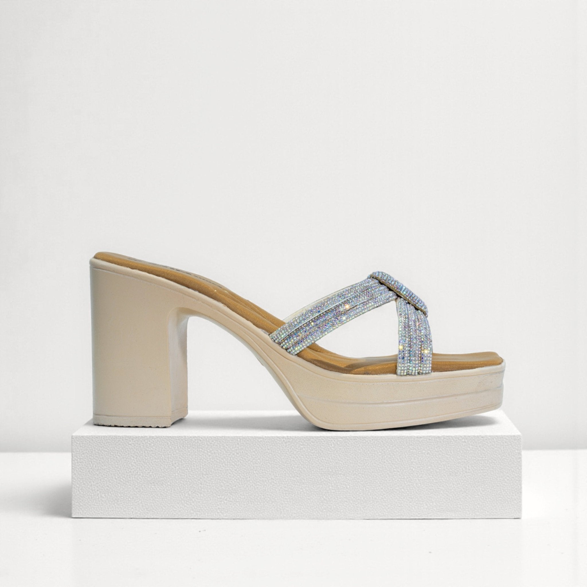 FORMAL BLOCK HEELS 751 G - Sawa.pkWomen footwear shoes affordable