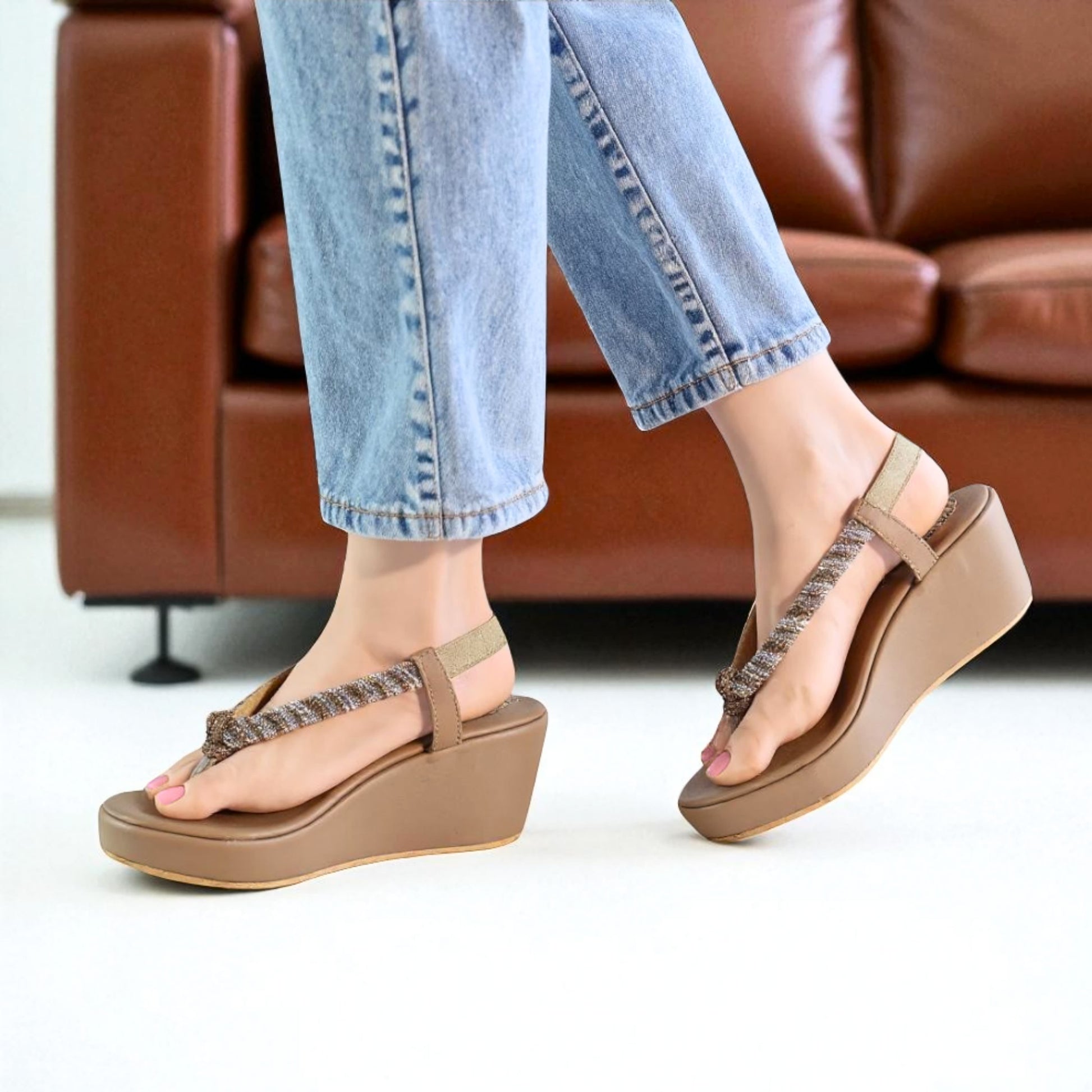 GOLDEN FORMAL SANDALS 725 G