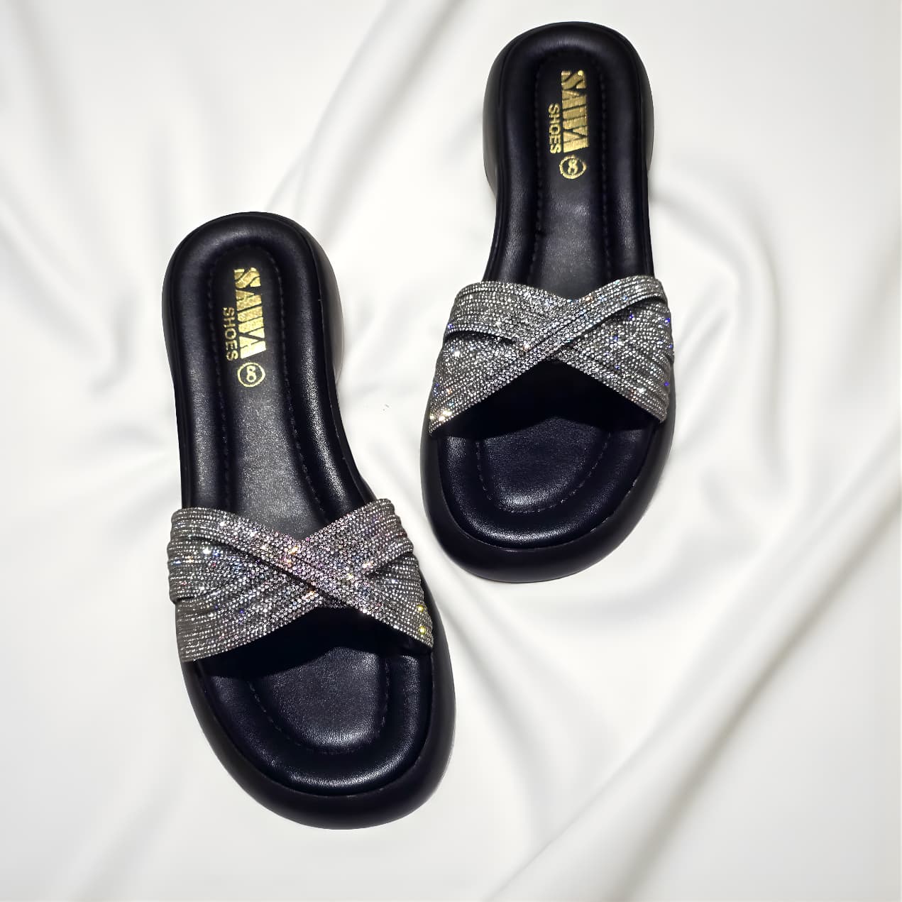 PREMIUM FORMAL SLIDES 497 BK - Sawa.pkWomen footwear shoes affordable