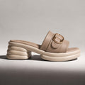 Buckle Comfort Heels SL646F