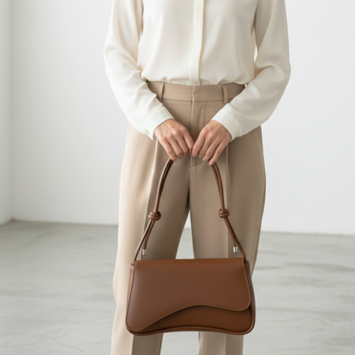 ART14-BROWN / HANDBAG