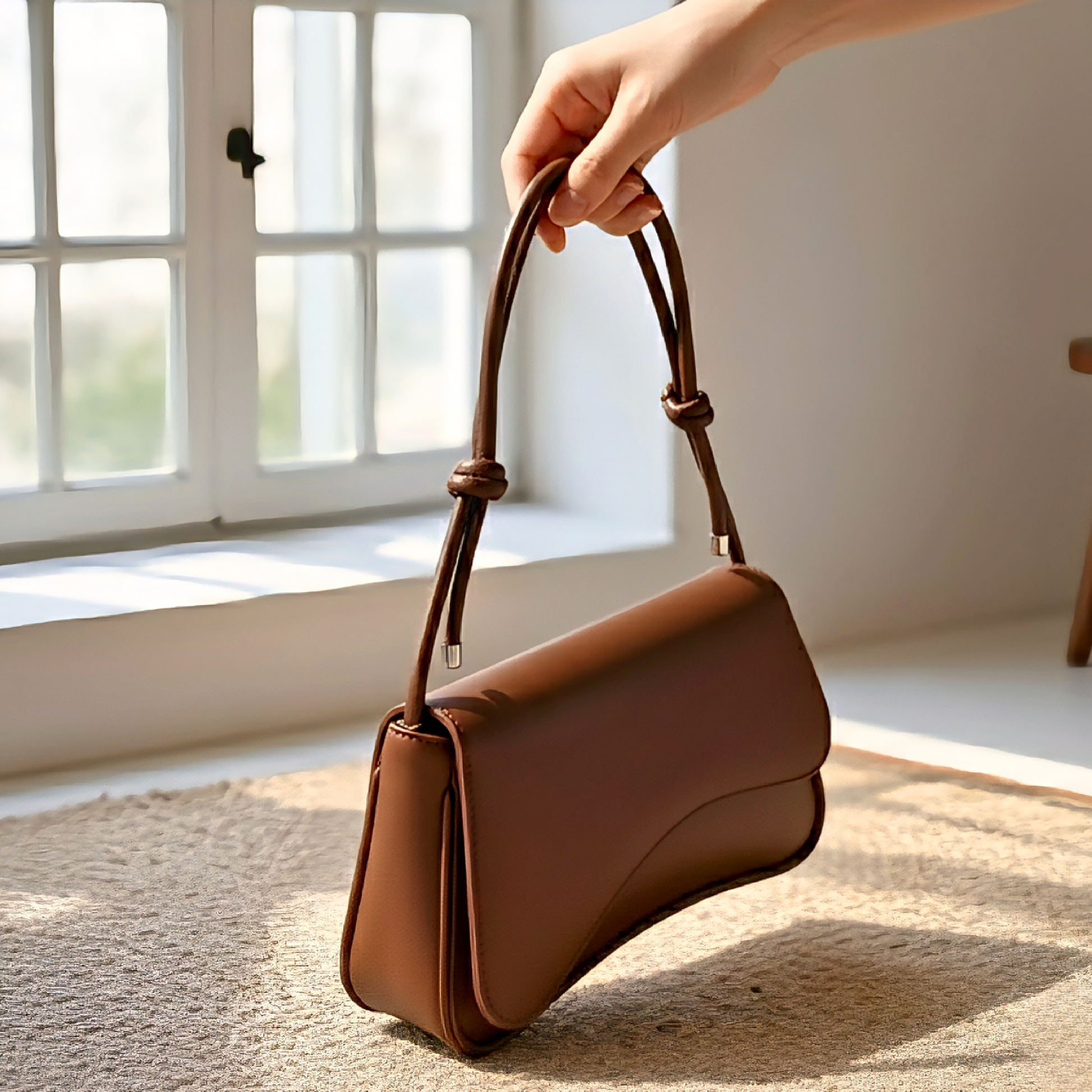 ART14-BROWN / HANDBAG