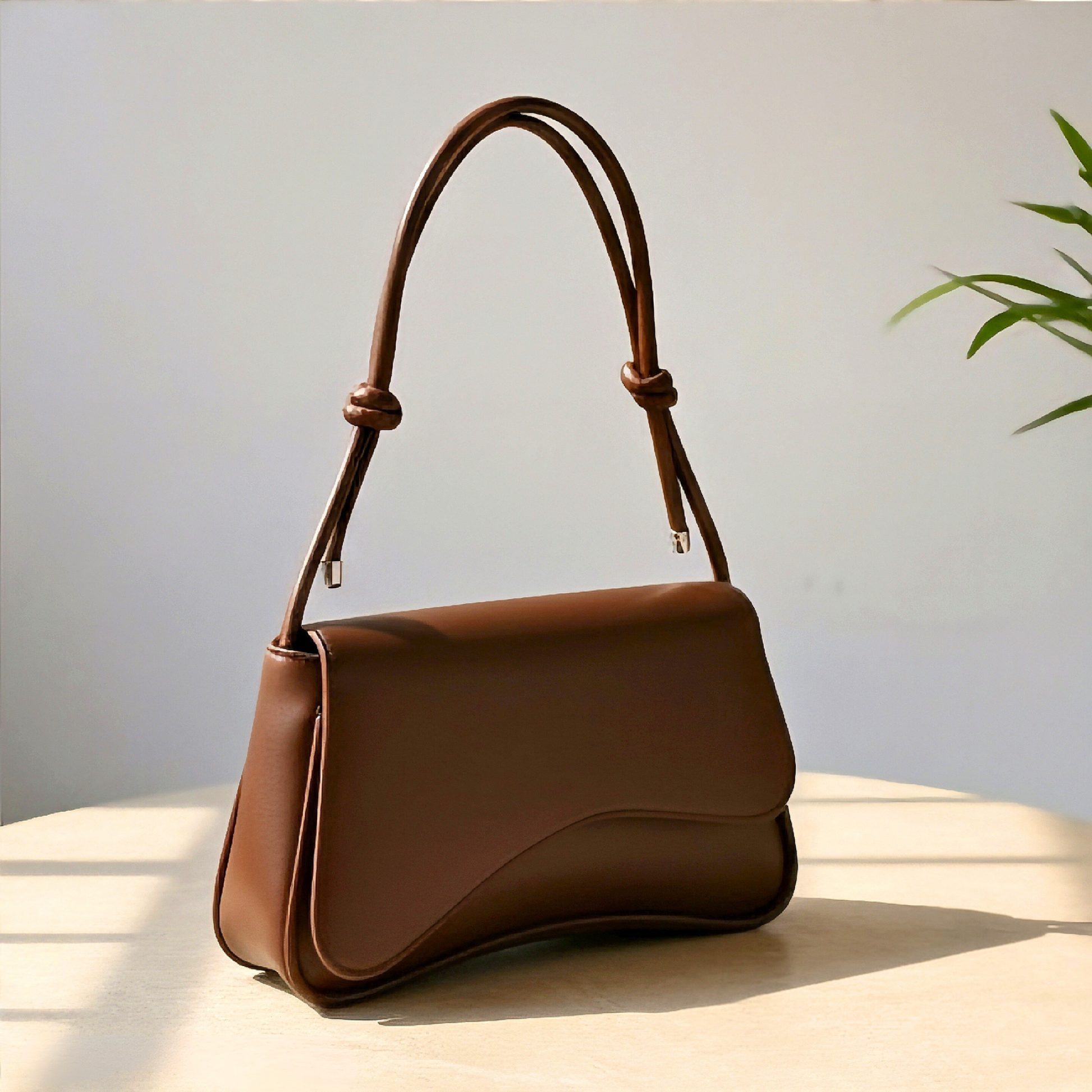 ART14-BROWN / HANDBAG