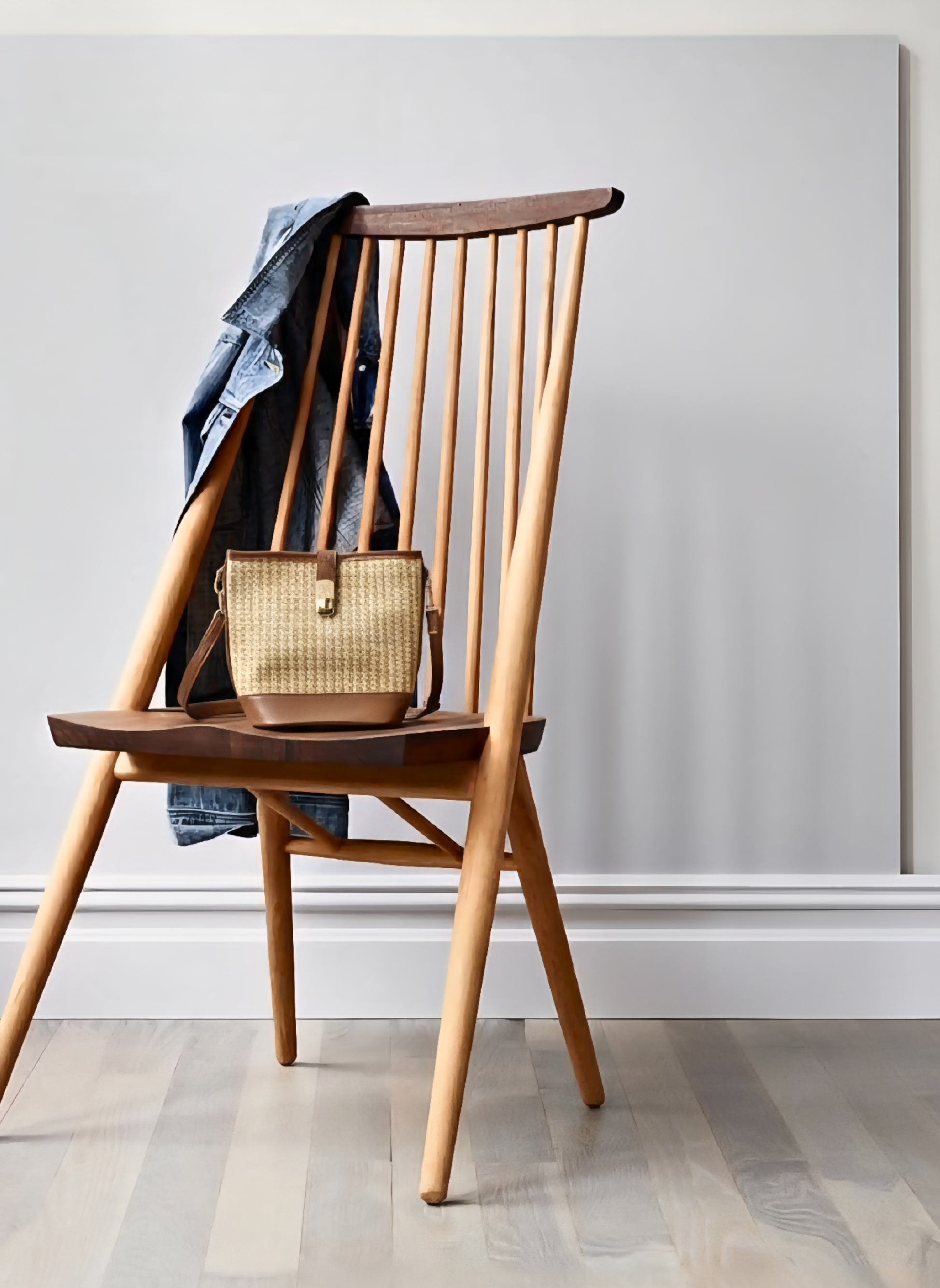 ART17-BR Summer Straw Crossbody Bag