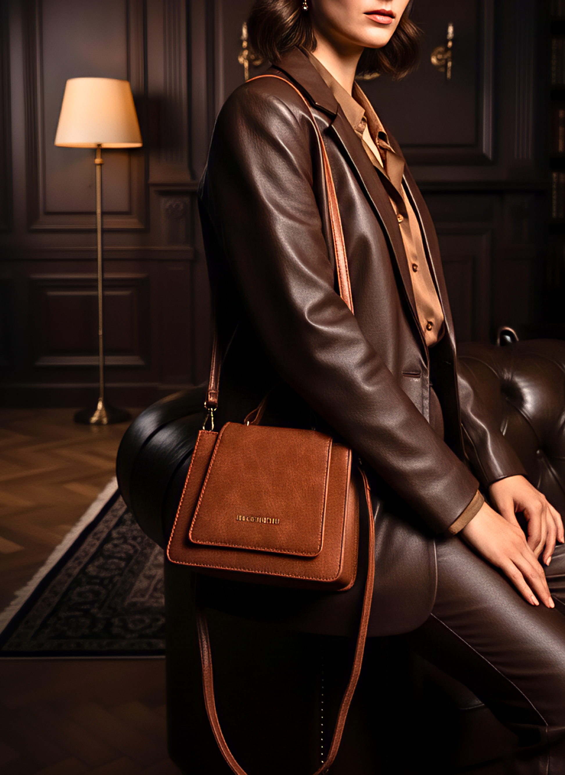 ART18 BROWN HANDBAGS