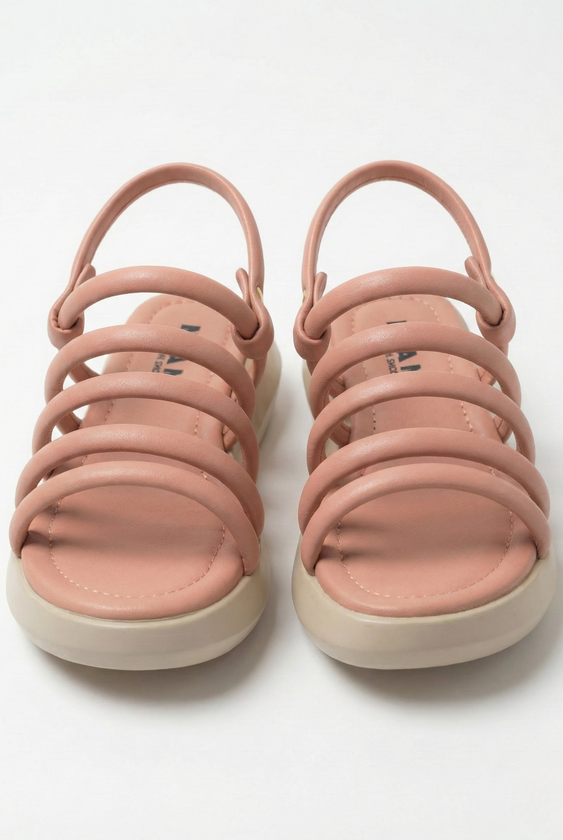 Clay pink puffy sandals for women ladies summer shoes online shopping Pakistan