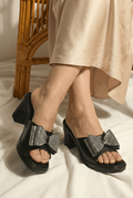 The Crystal Couture Block 553 BK - Sawa.pkWomen footwear shoes affordable