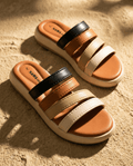 Medicated Multi-Strap Comfort Slides 411 ML - Sawa.pkWomen footwear shoes affordable