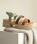 Colorful Chunky Platform Sandals 434 ML - Sawa.pkWomen footwear shoes affordable