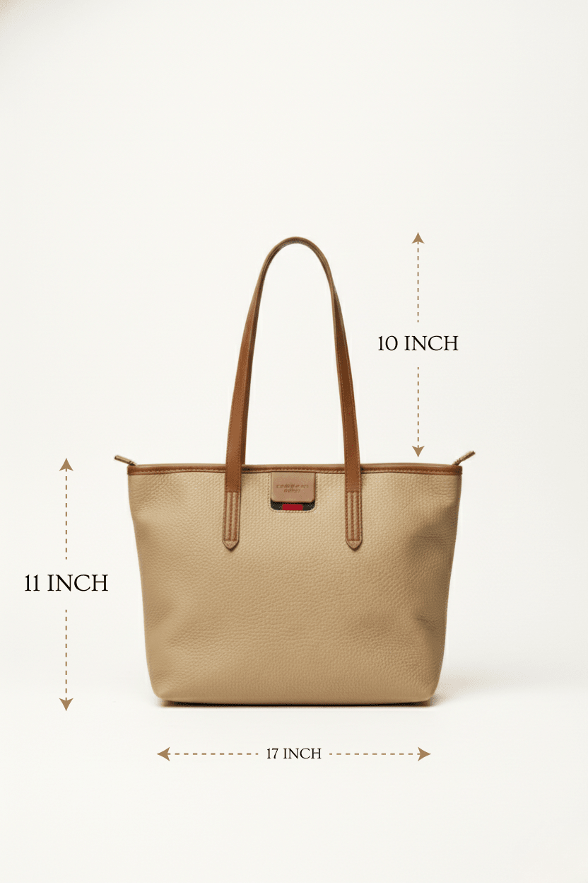 Oxford Premium Leather Tote Bag 8055 BR - Sawa.pkWomen footwear shoes affordable