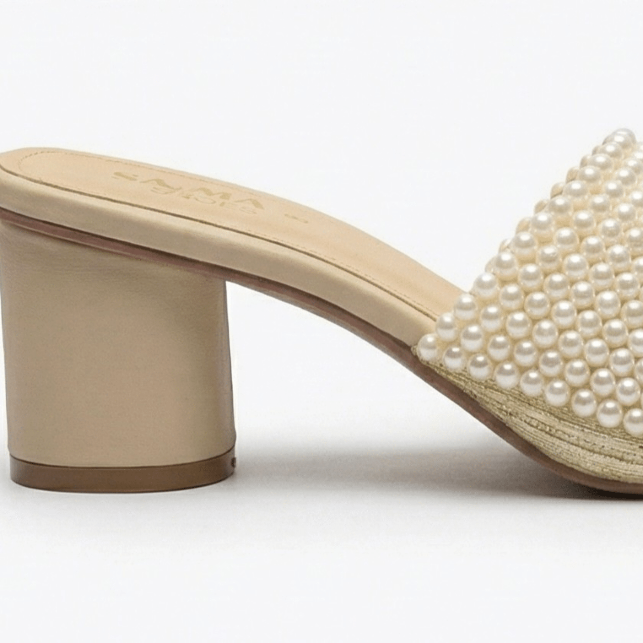 Aria Pearl Statement Heels 502 F - Sawa.pkWomen footwear shoes affordable