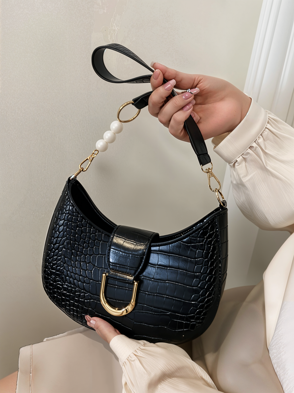 ART7-PEARLSTRAP-BK