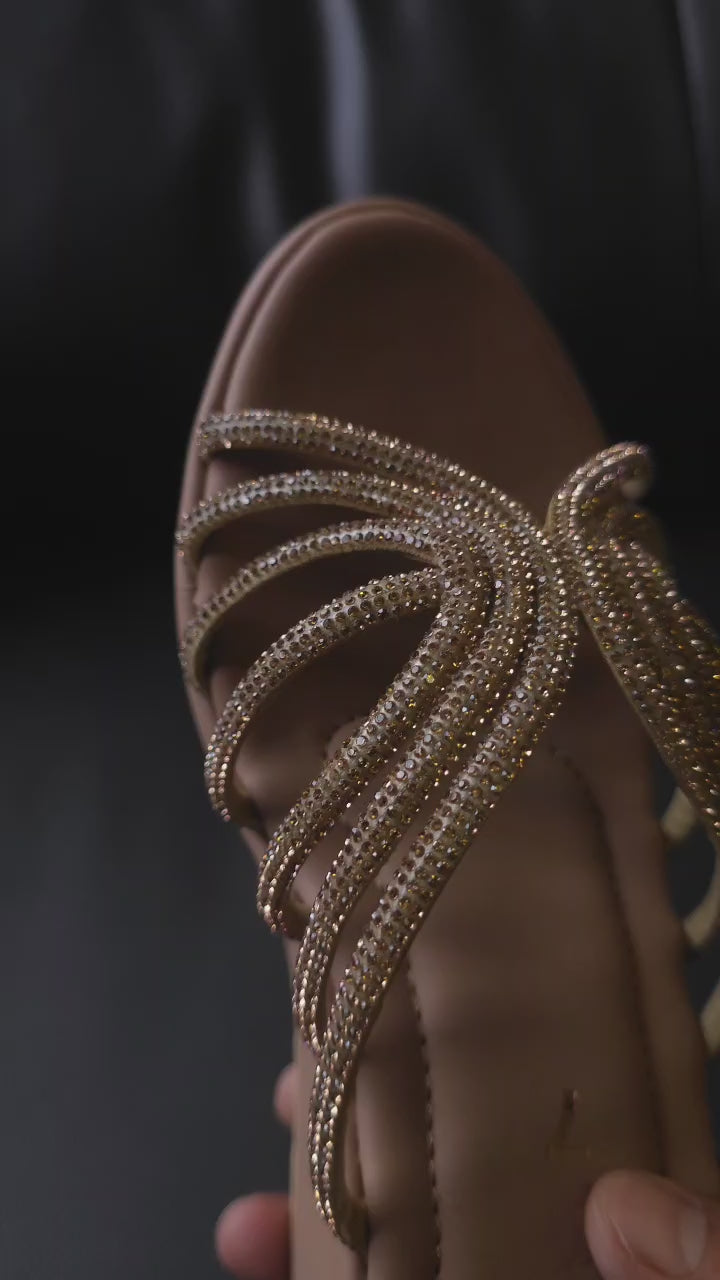 The Glitz Gold Wedge 732 G
