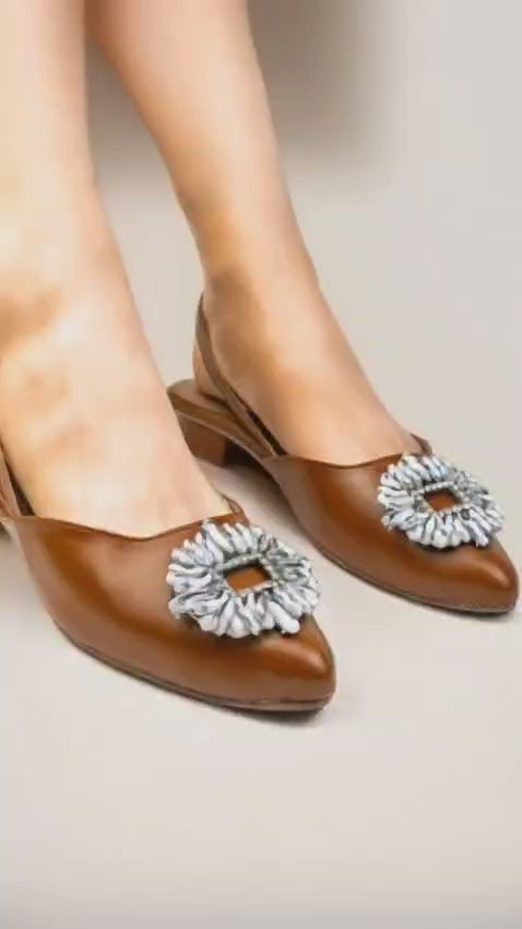 MUSTARD FORMAL PUMPS 636 MS