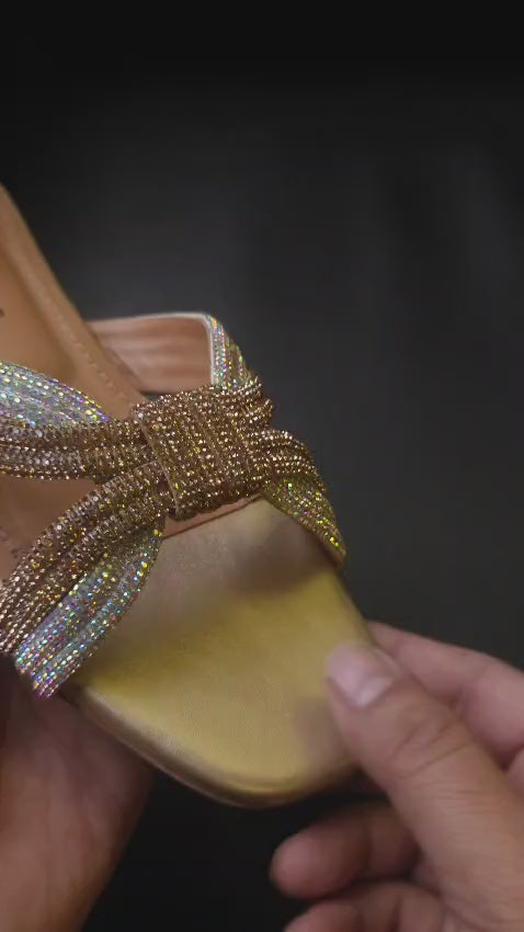 Sparkly Knot Flats 603 G