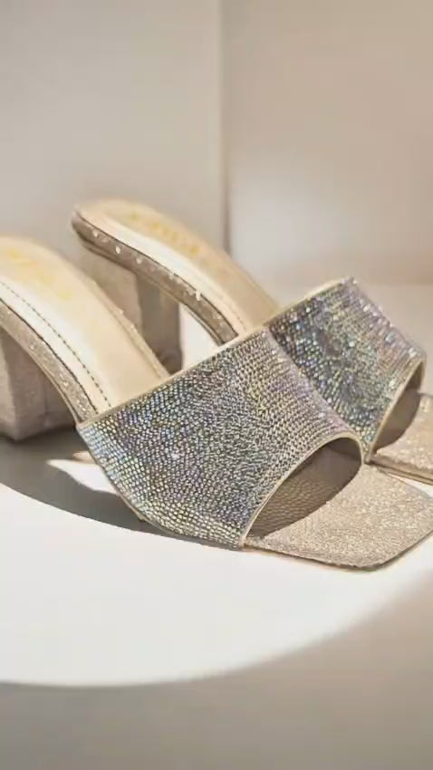 GOLDEN BLOCK HEELS 571 G