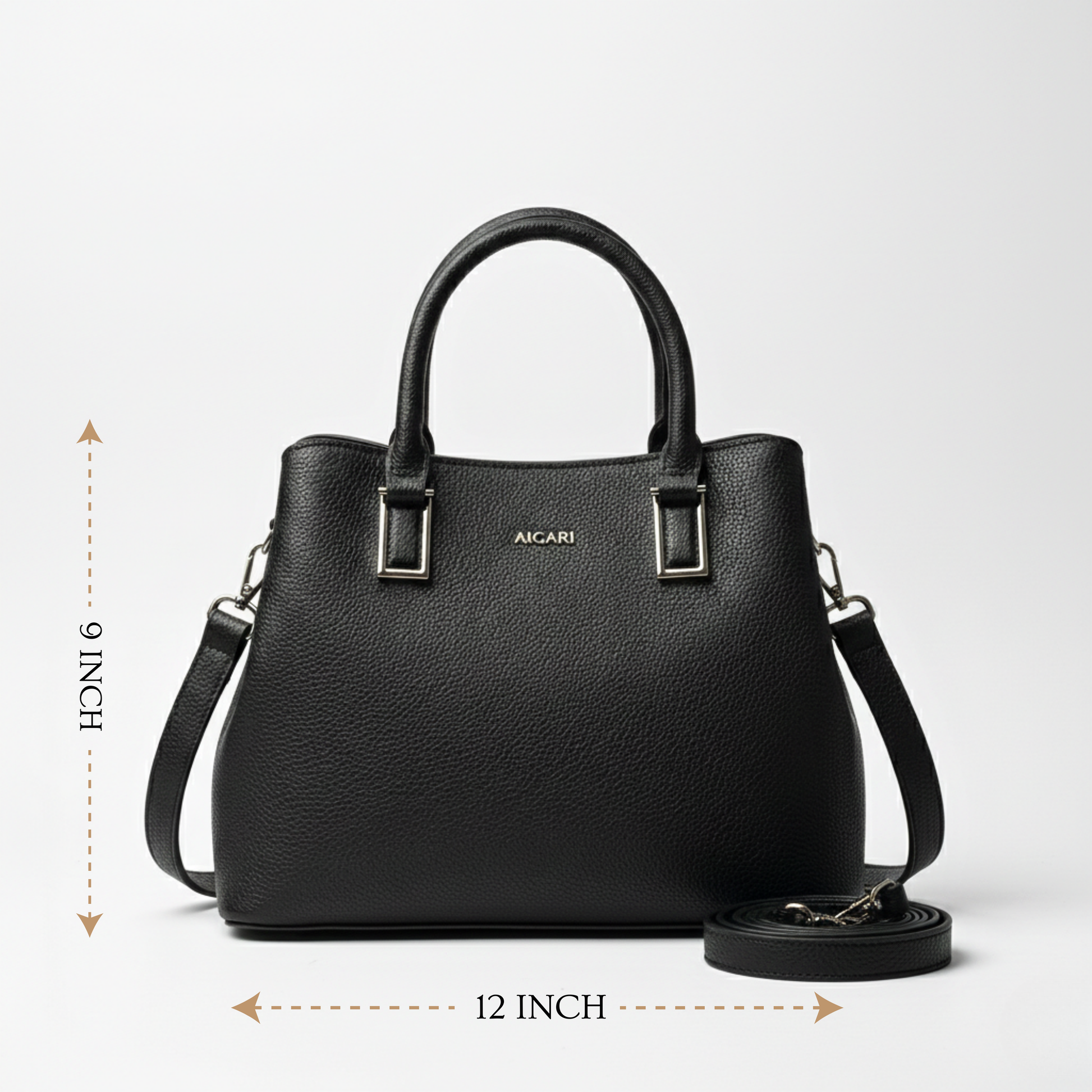 Blackened Grace Handbag 961 BK