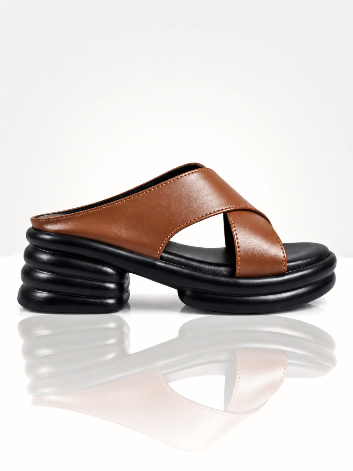 Navy Criss-Cross Platforms 4070 M