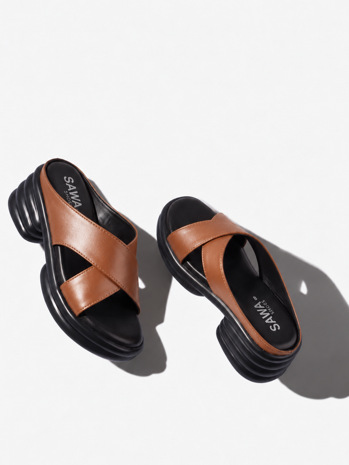 Navy Criss-Cross Platforms 4070 M