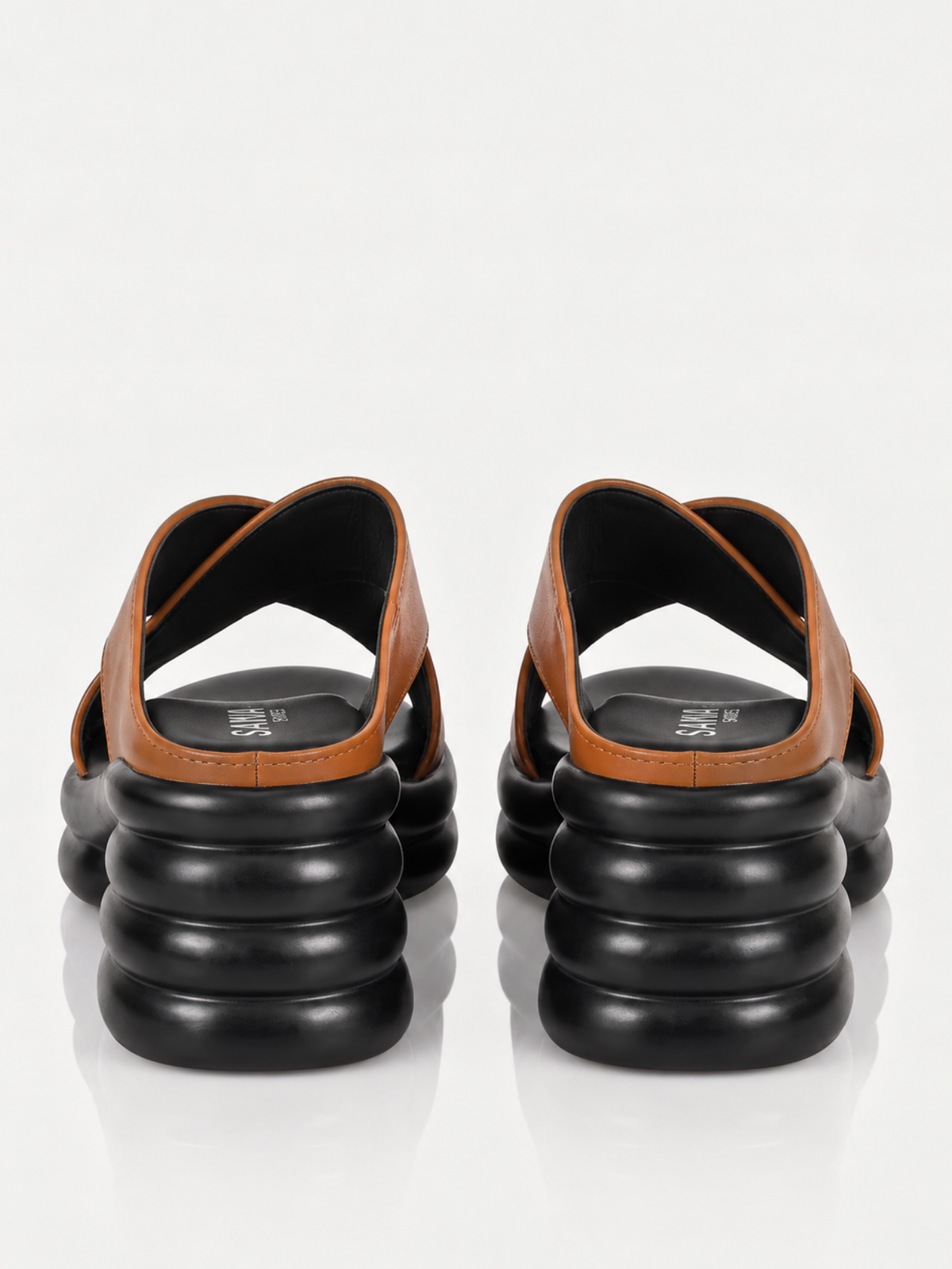 Navy Criss-Cross Platforms 4070 M