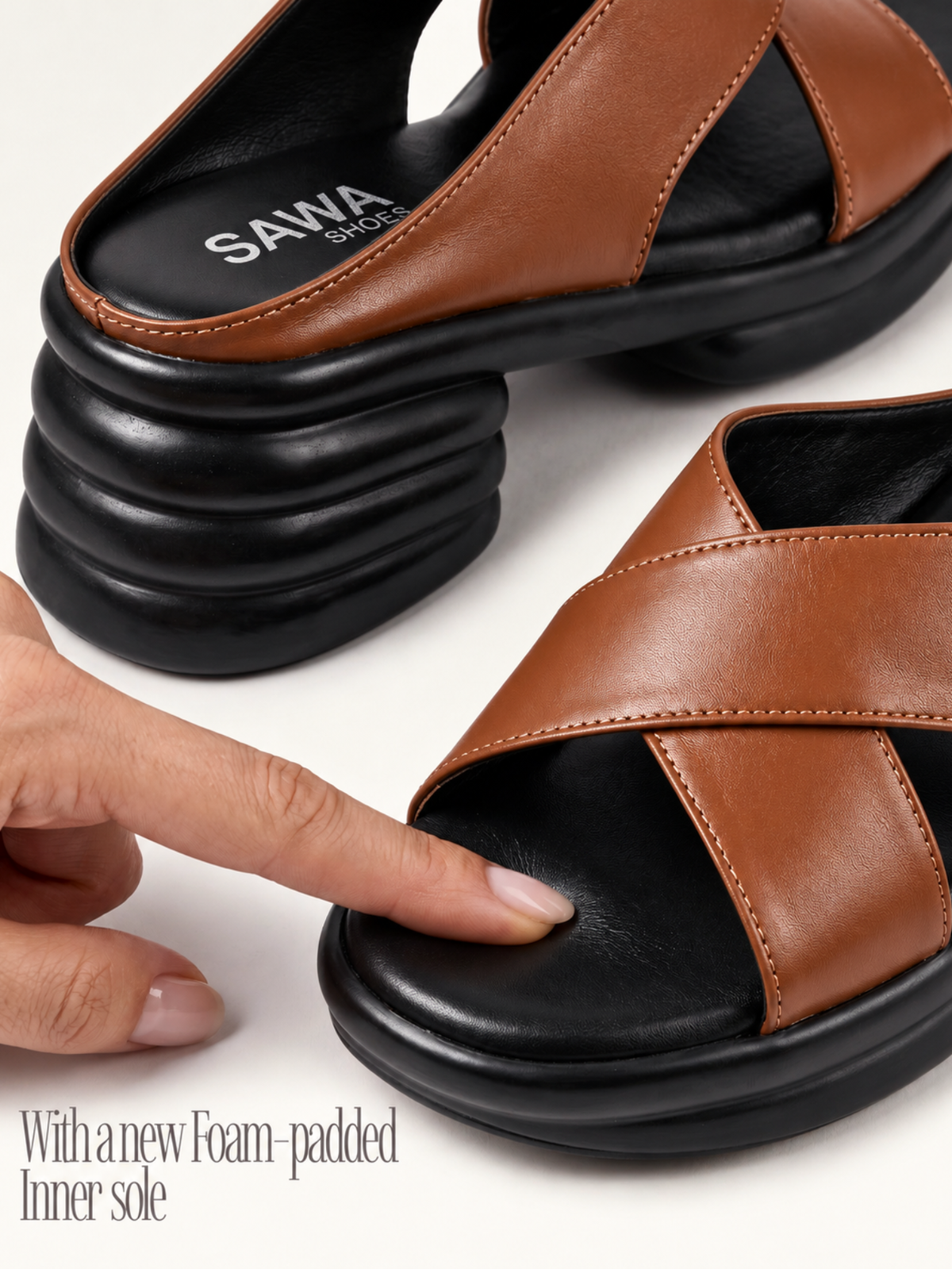 Navy Criss-Cross Platforms 4070 M