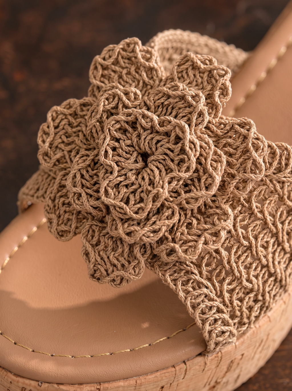 Crochet Flower Wedges W746
