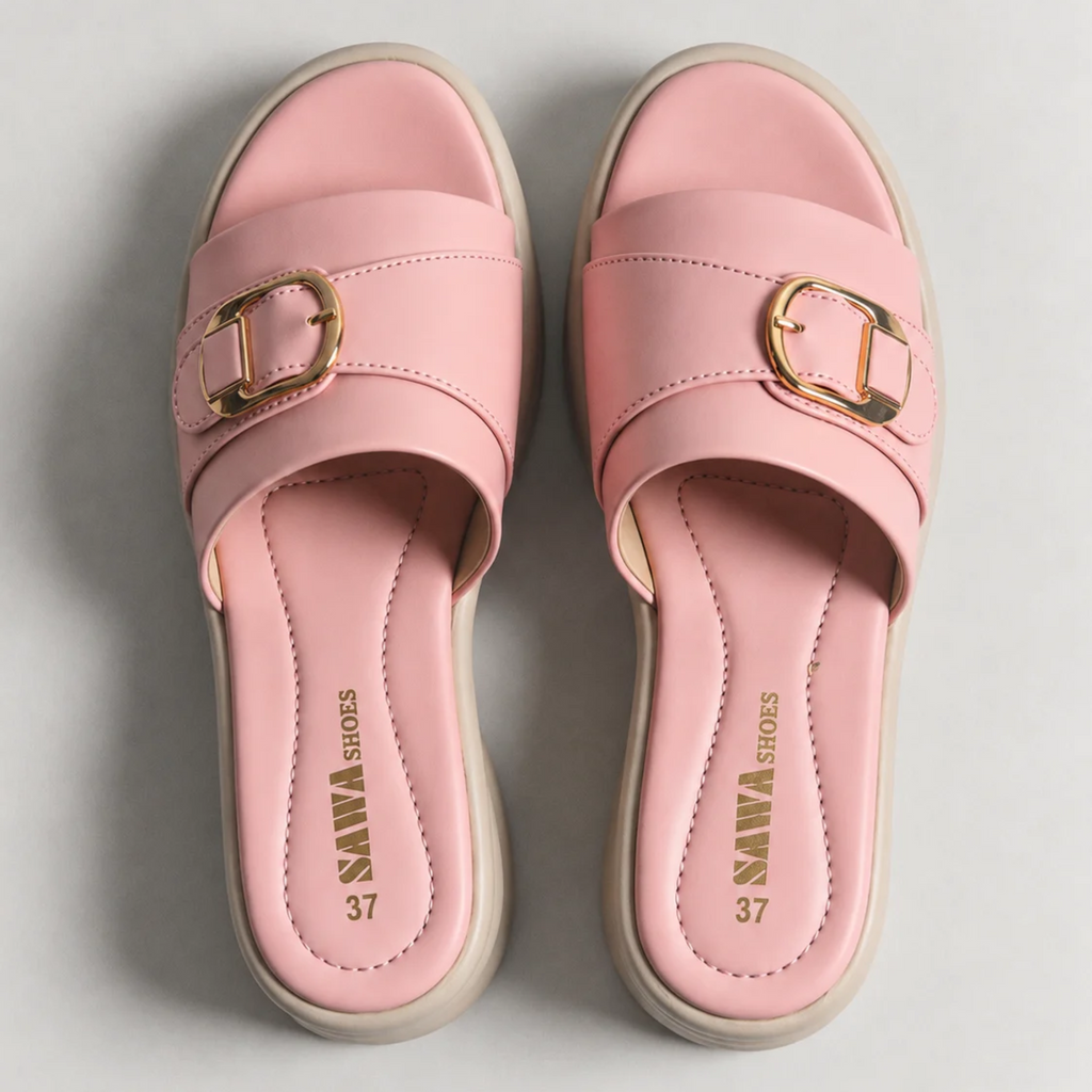 Buckle Comfort Heels SL646P