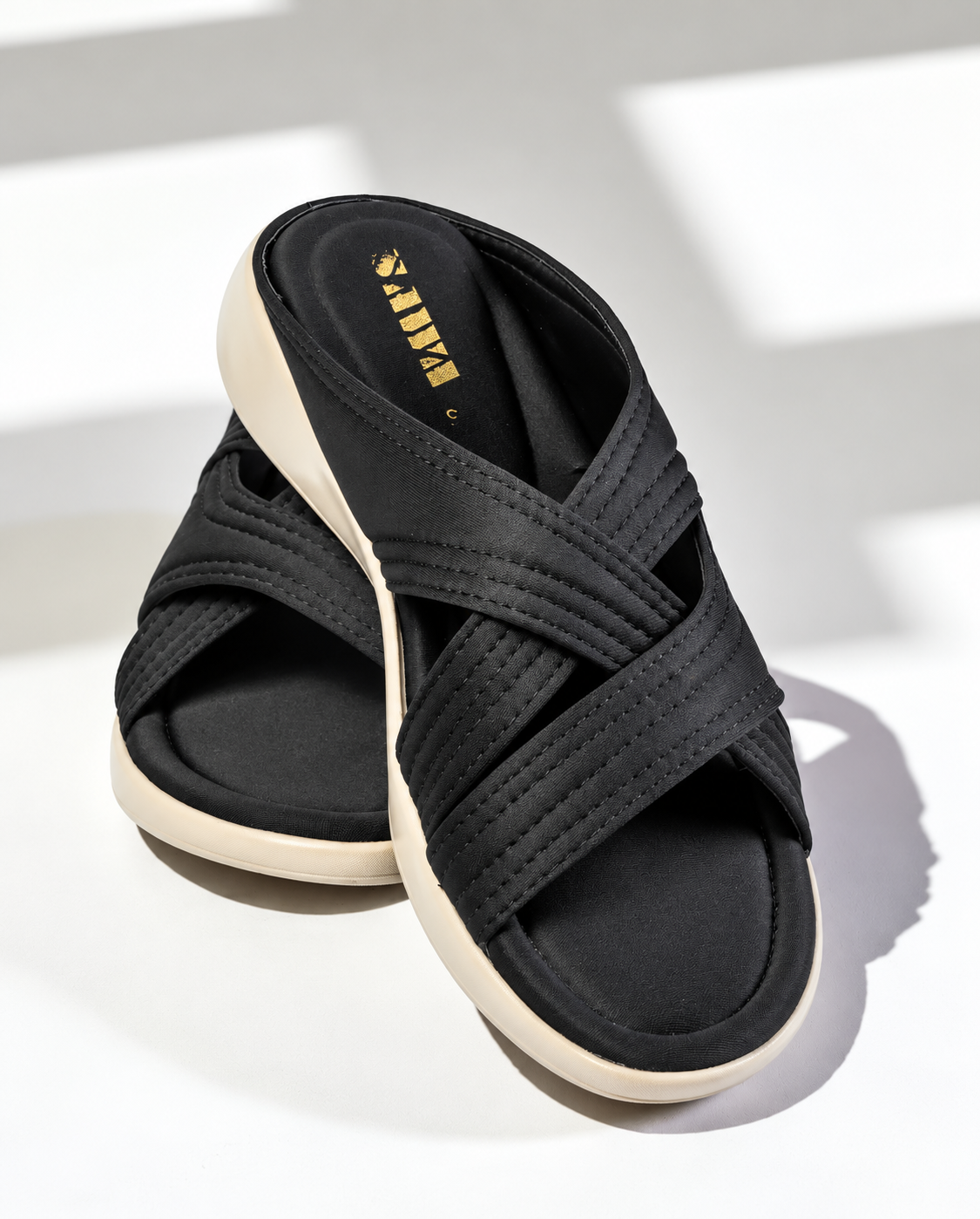 Black Casual Slides 450 BK