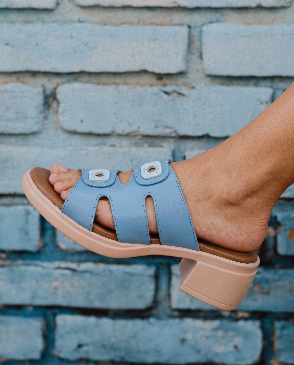 Sky Blue Double-Strap Blocks 1010 BL