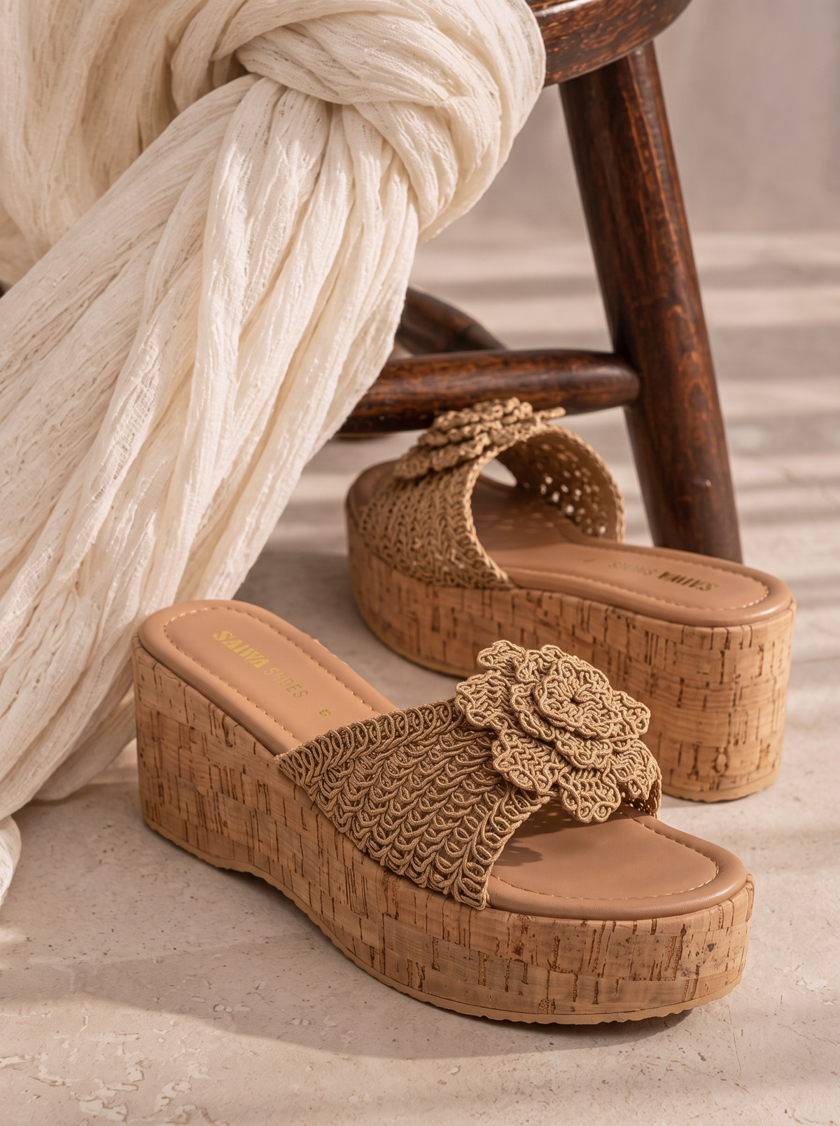 Crochet Flower Wedges W746