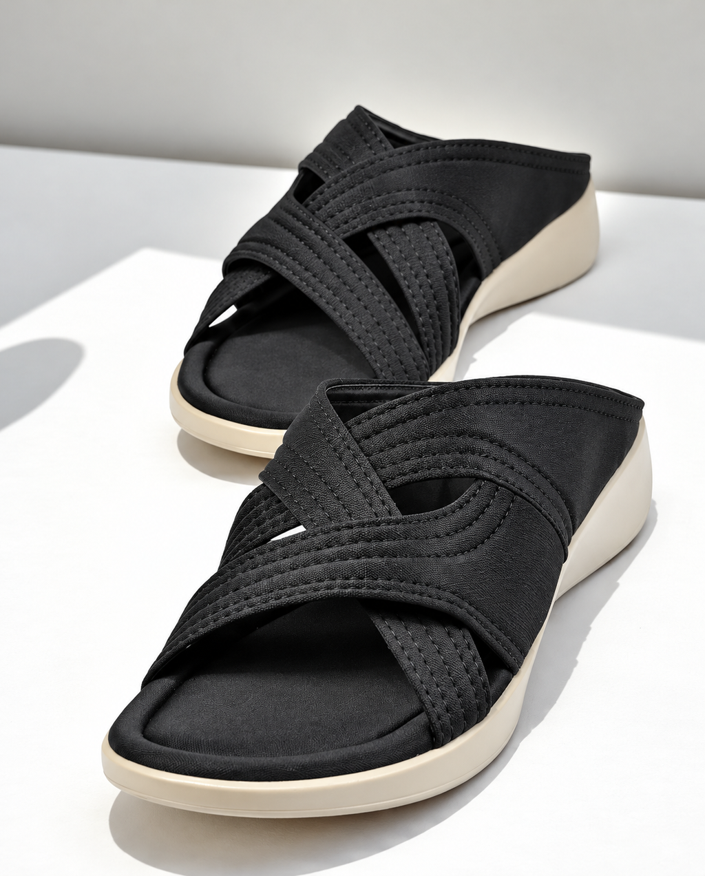 Black Casual Slides 450 BK