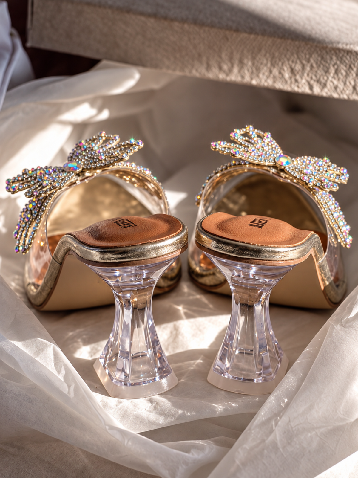 Golden Fancy Shoes 514 G