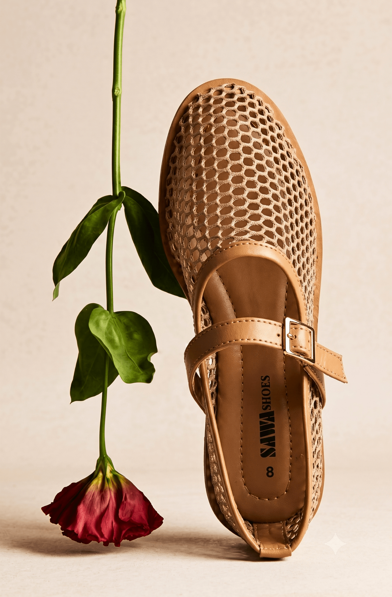 Mesh Mary Jane Flats 904 LB - Sawa.pkWomen footwear shoes affordable