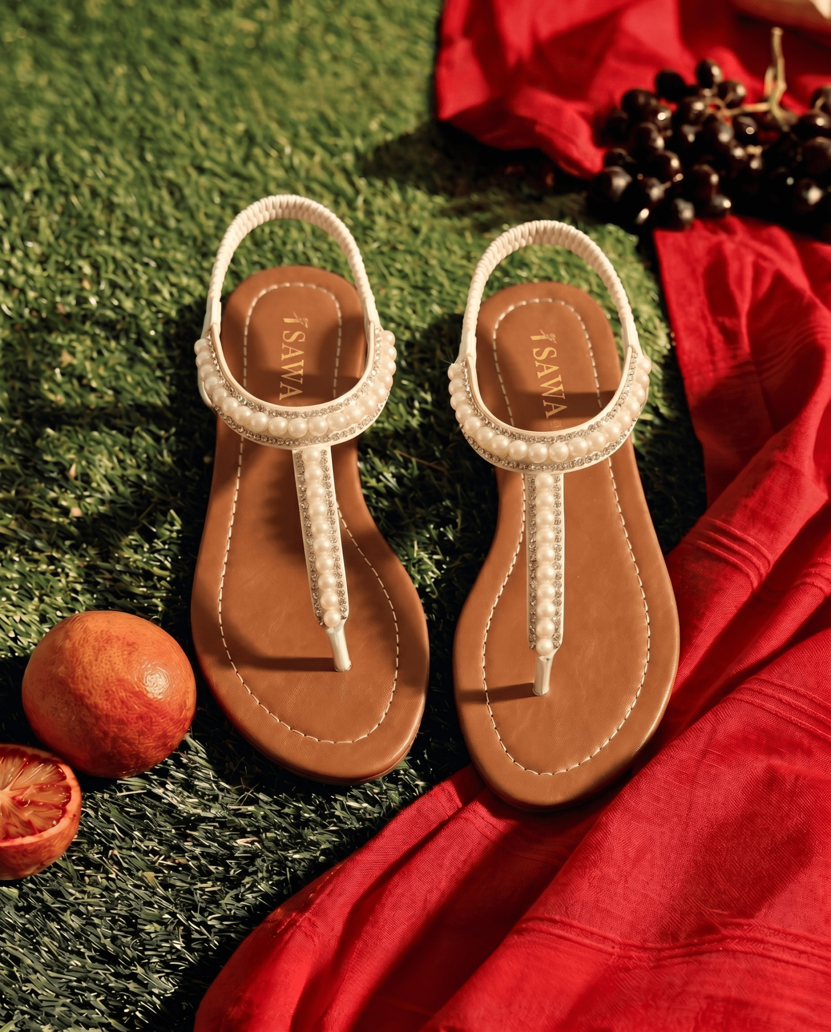 WHITE CASUAL SANDALS 353 F - Sawa.pkWomen footwear shoes affordable