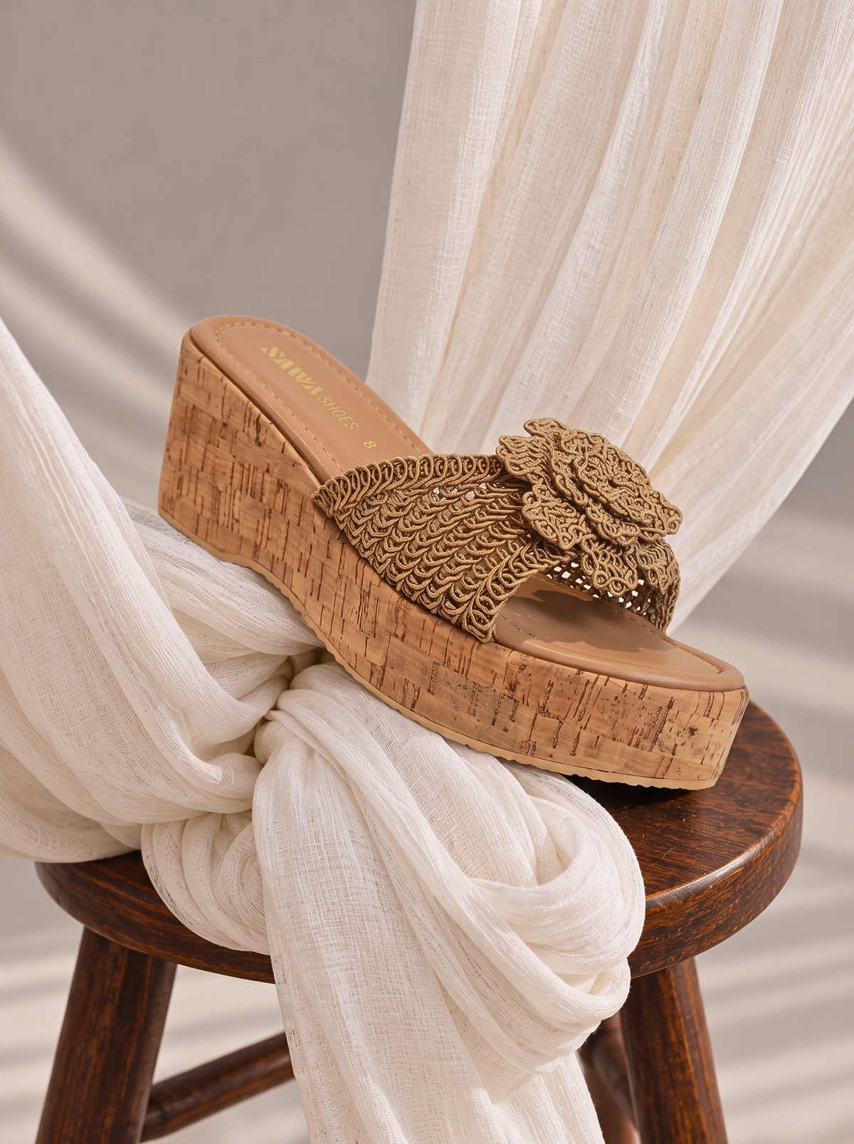 Crochet Flower Wedges W746
