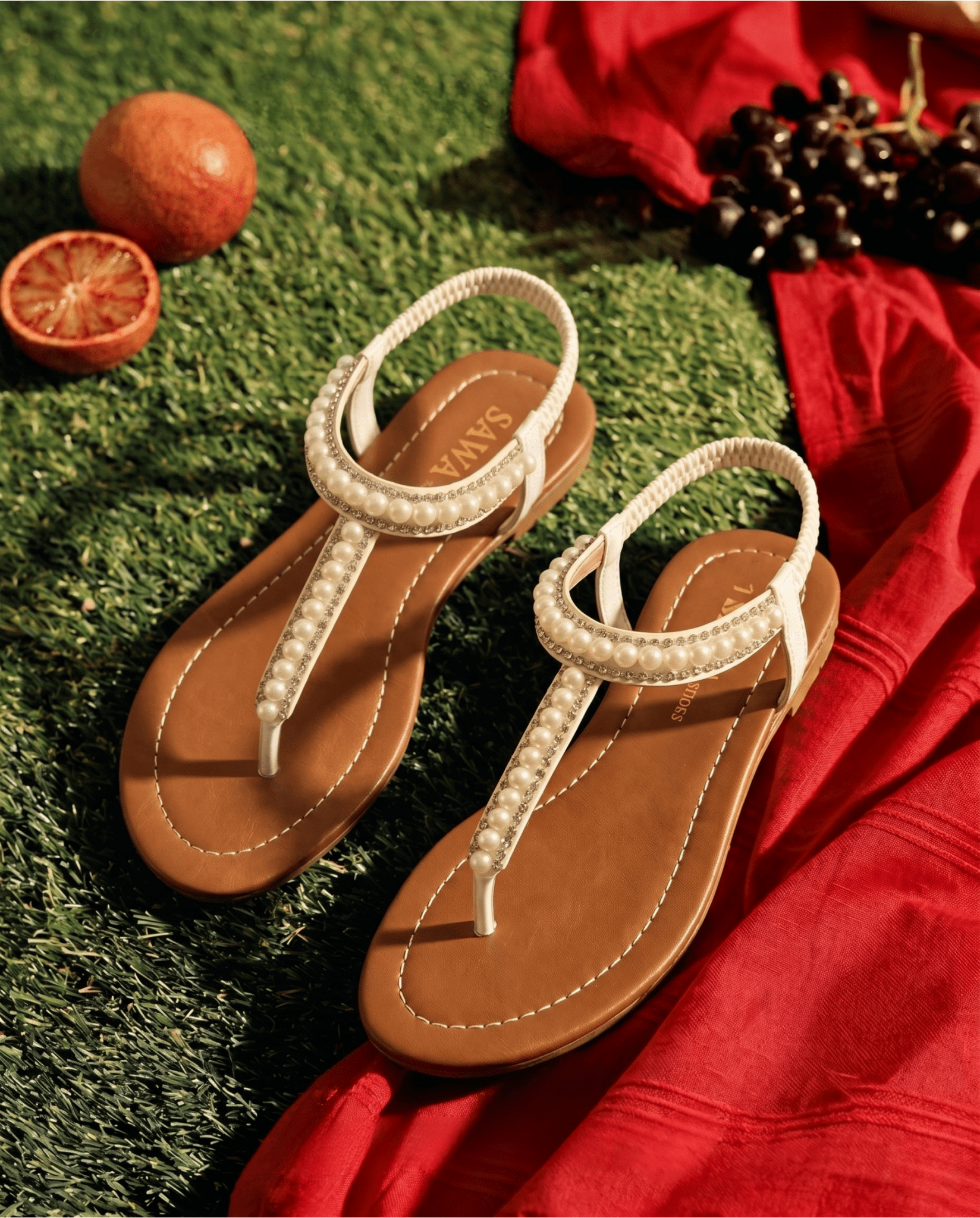 WHITE CASUAL SANDALS 353 F - Sawa.pkWomen footwear shoes affordable