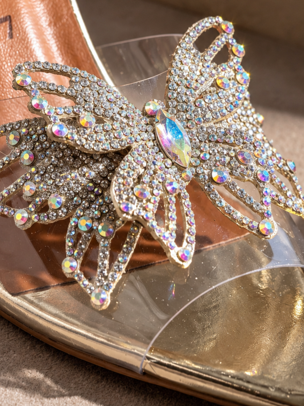 Golden Fancy Shoes 514 G