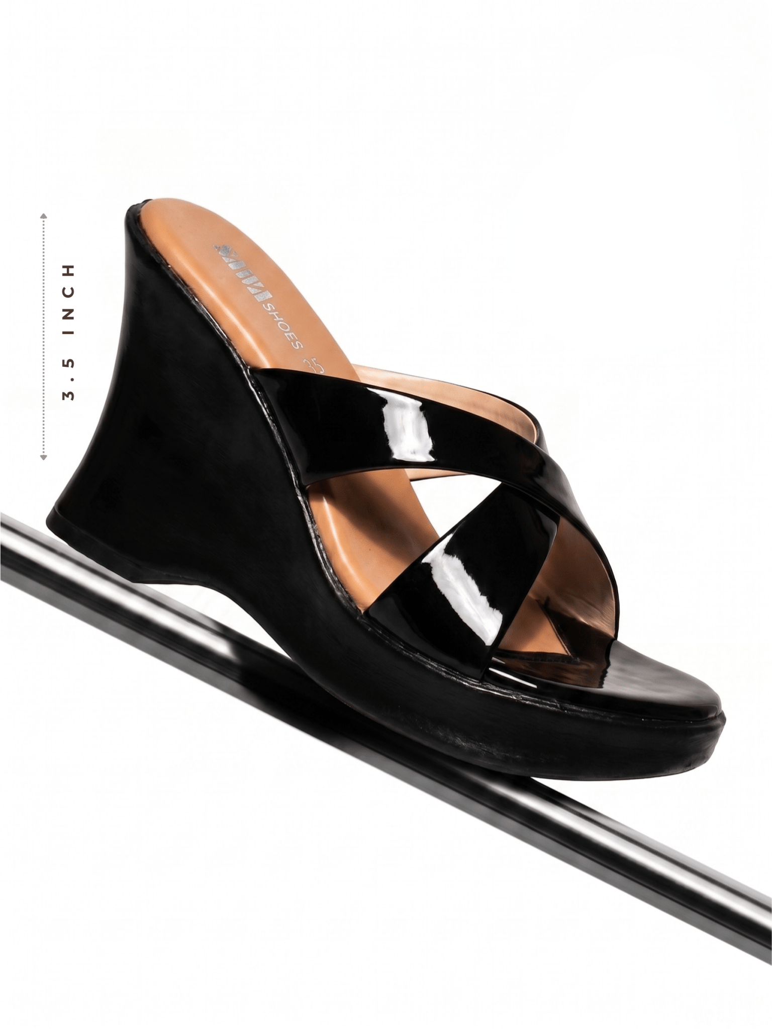 BLACK CASUAL WEDGES 800 Bk - Sawa.pkWomen footwear shoes affordable