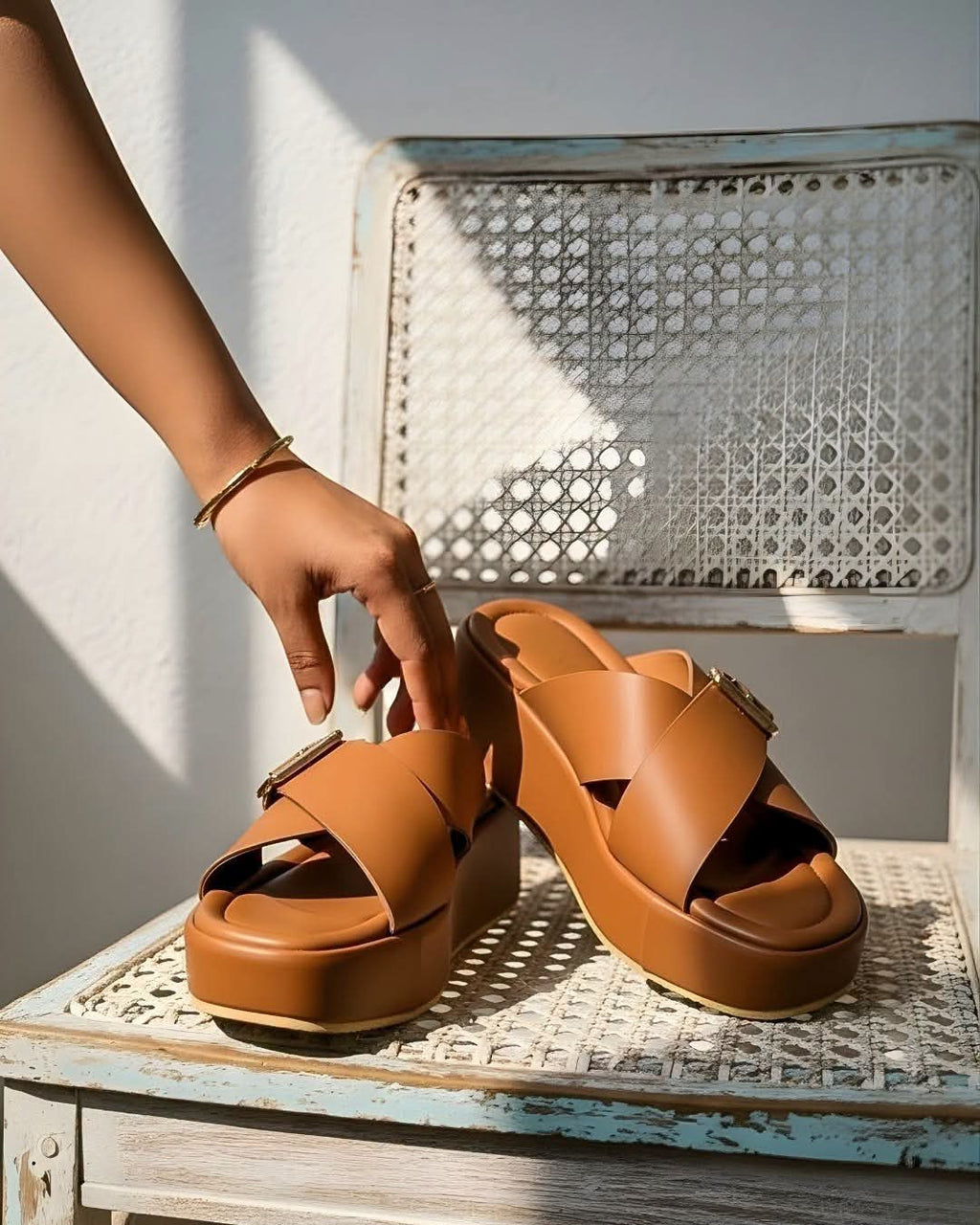 MUSTARD CASUAL WEDGES 710 MS