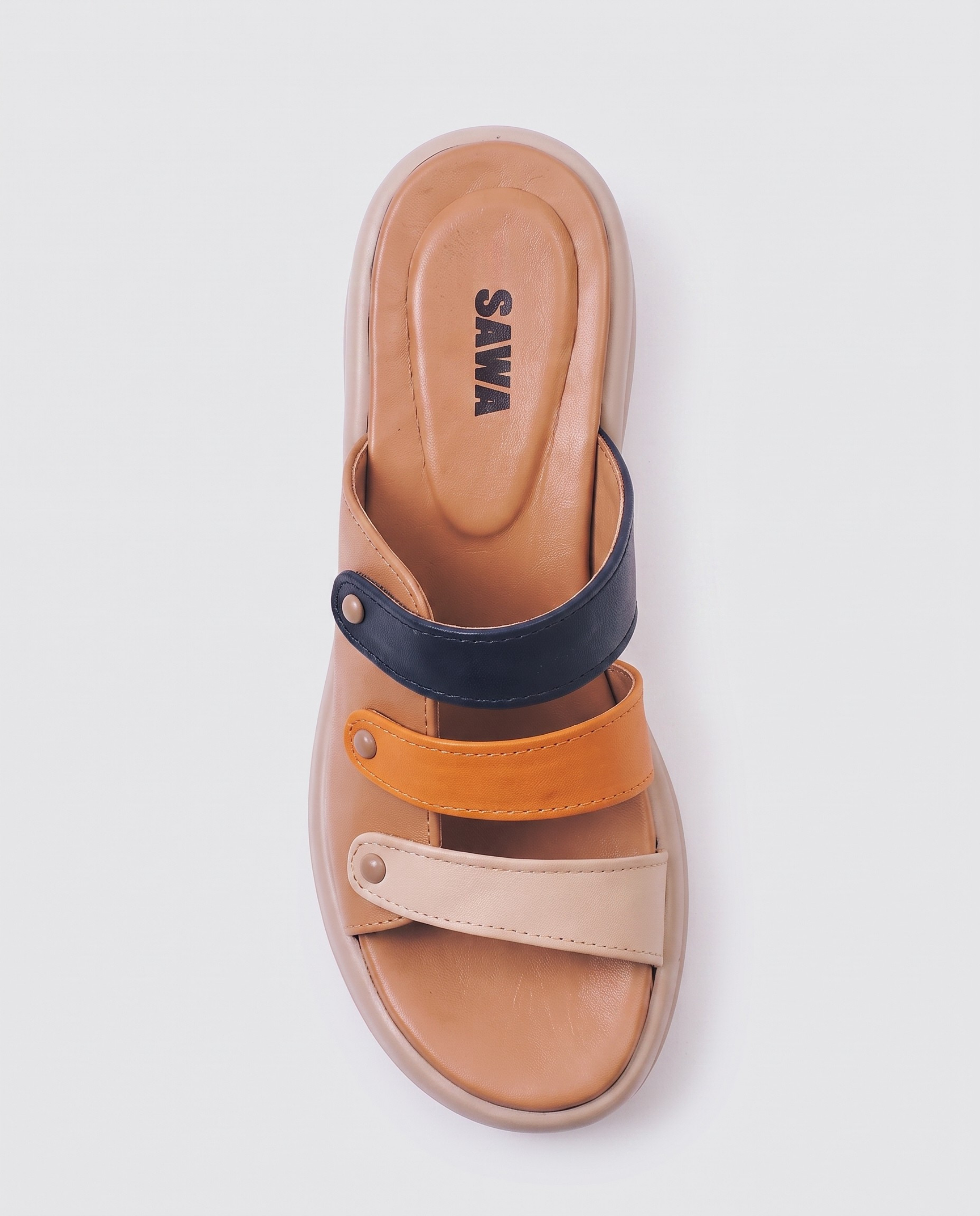 Tricolor Multi-Strap Platform 1011 Y