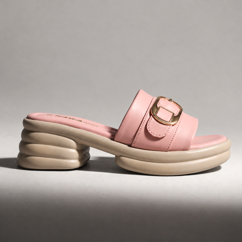 Buckle Comfort Heels SL646P