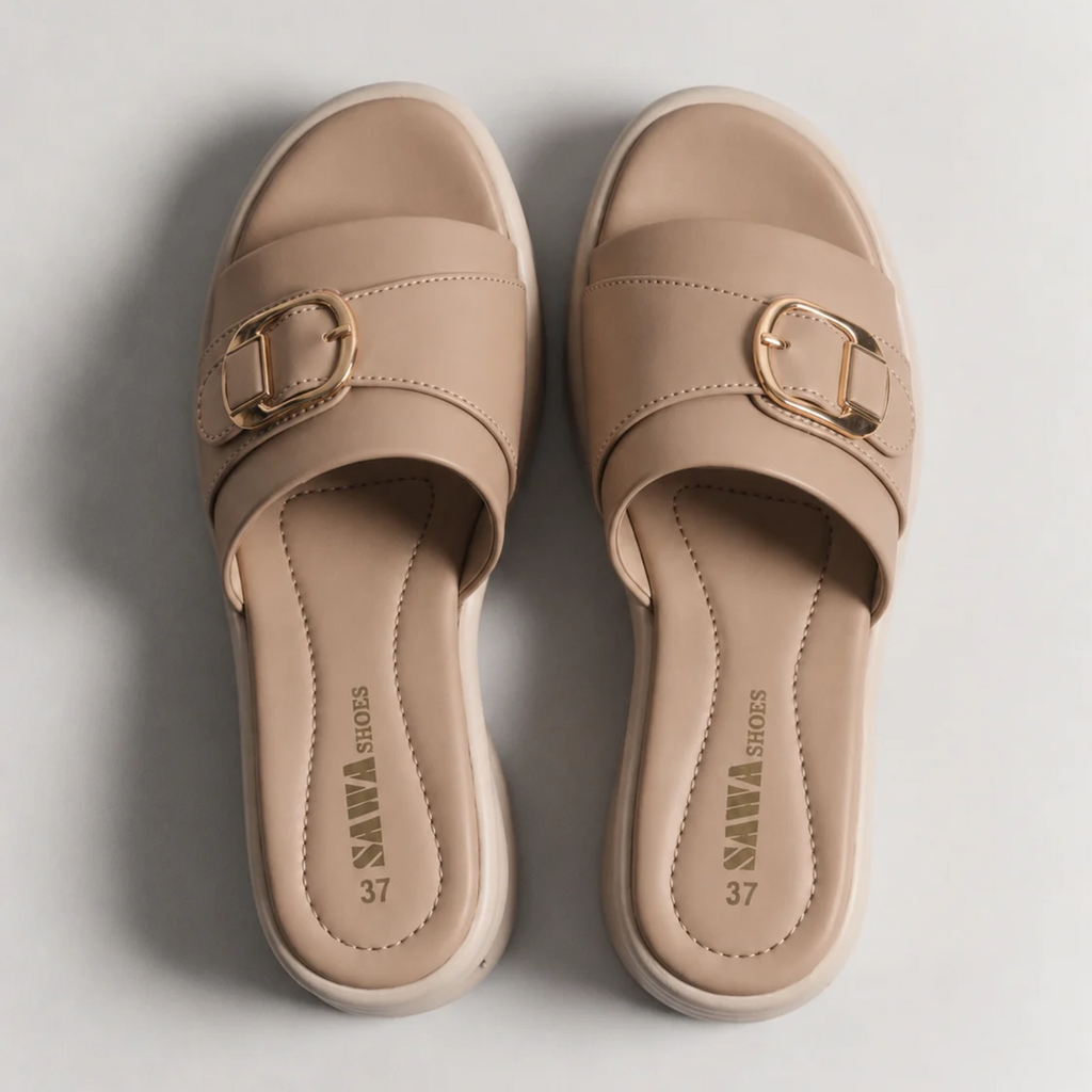 Buckle Comfort Heels SL646F