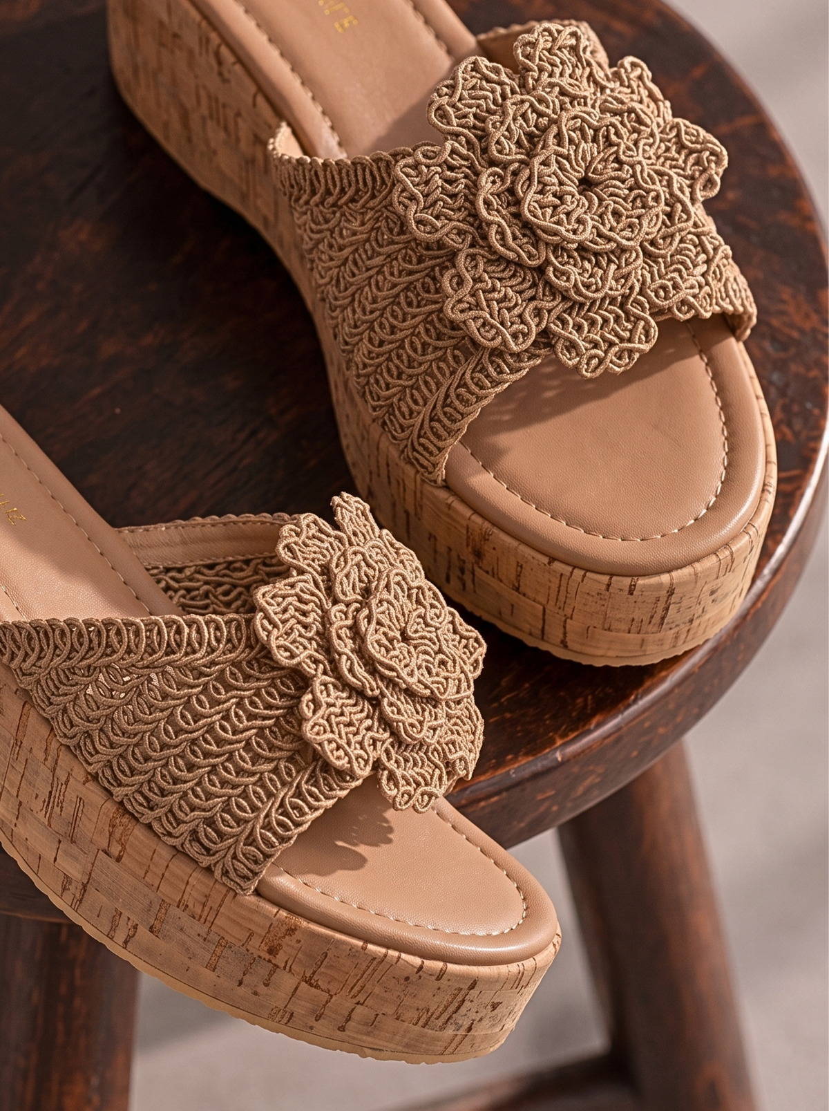 Crochet Flower Wedges W746