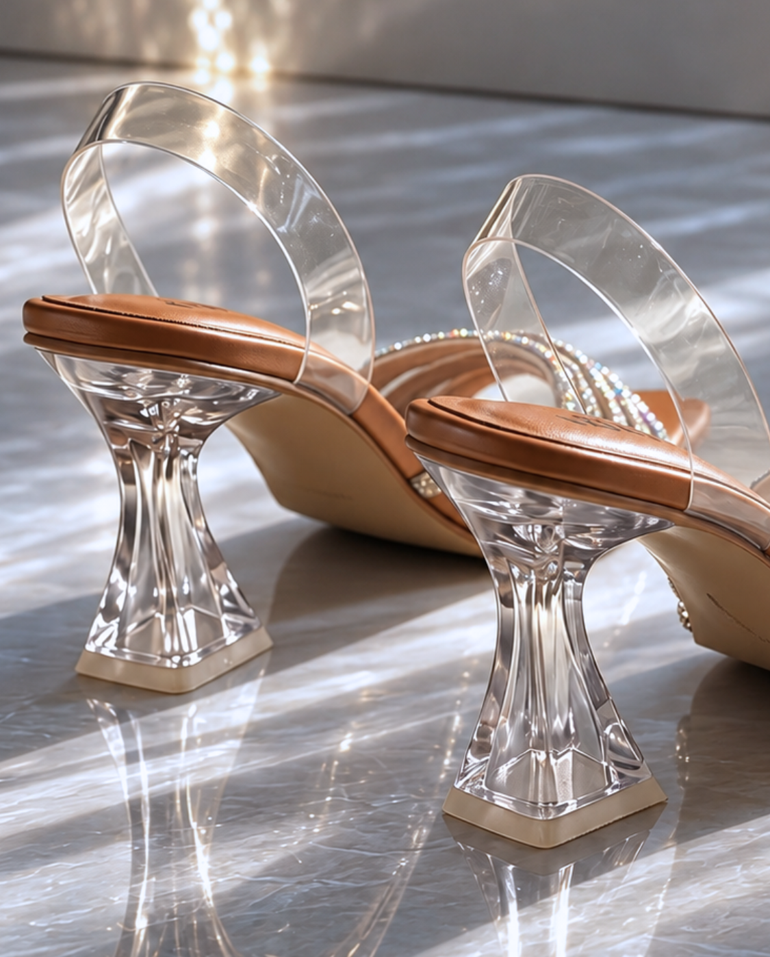 Fancy Rhinestones Sandals 532 G