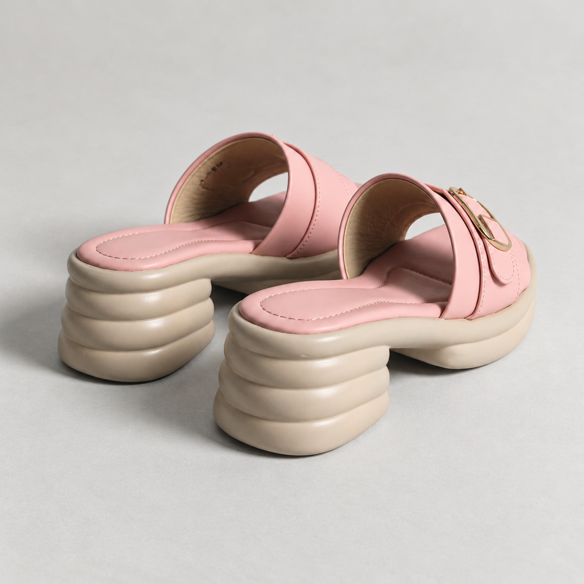 Buckle Comfort Heels SL646P