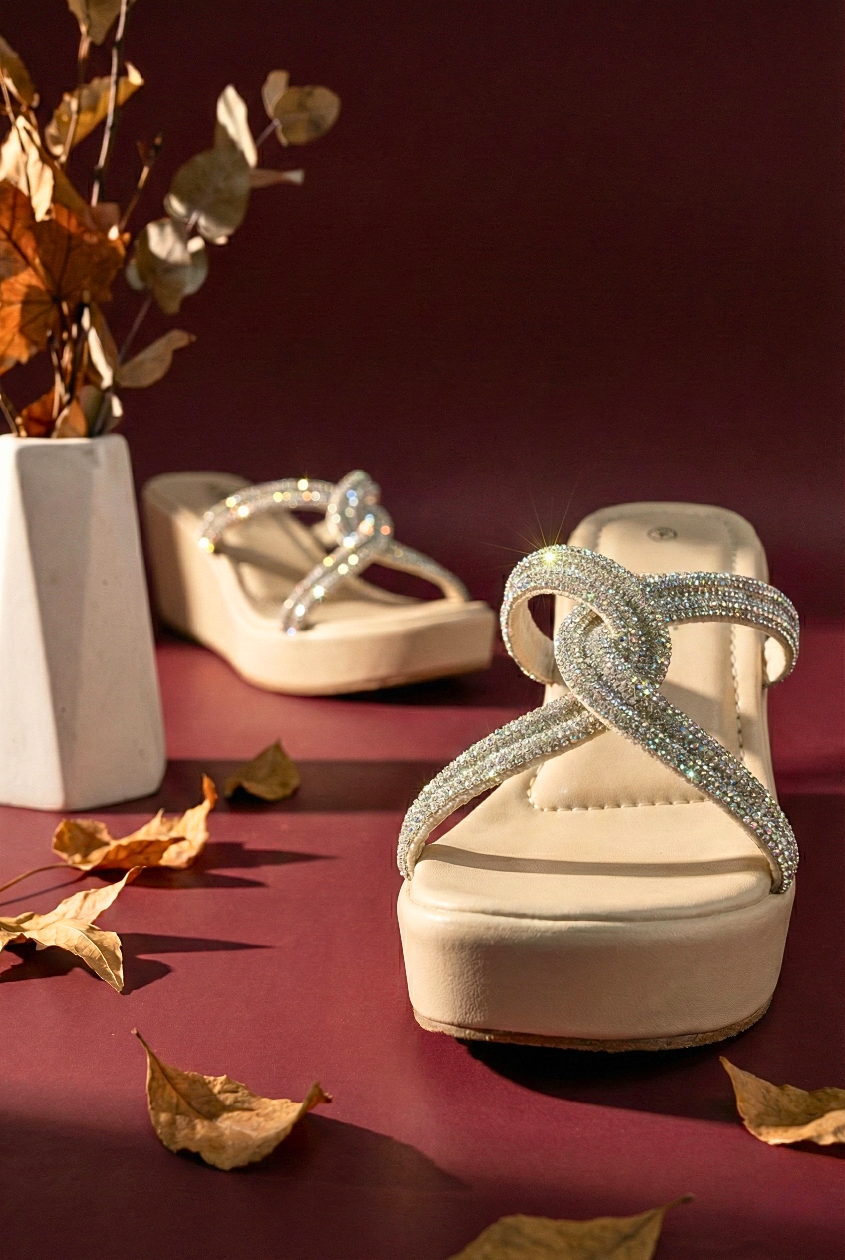 FAWN FANCY WEDGES 713 F