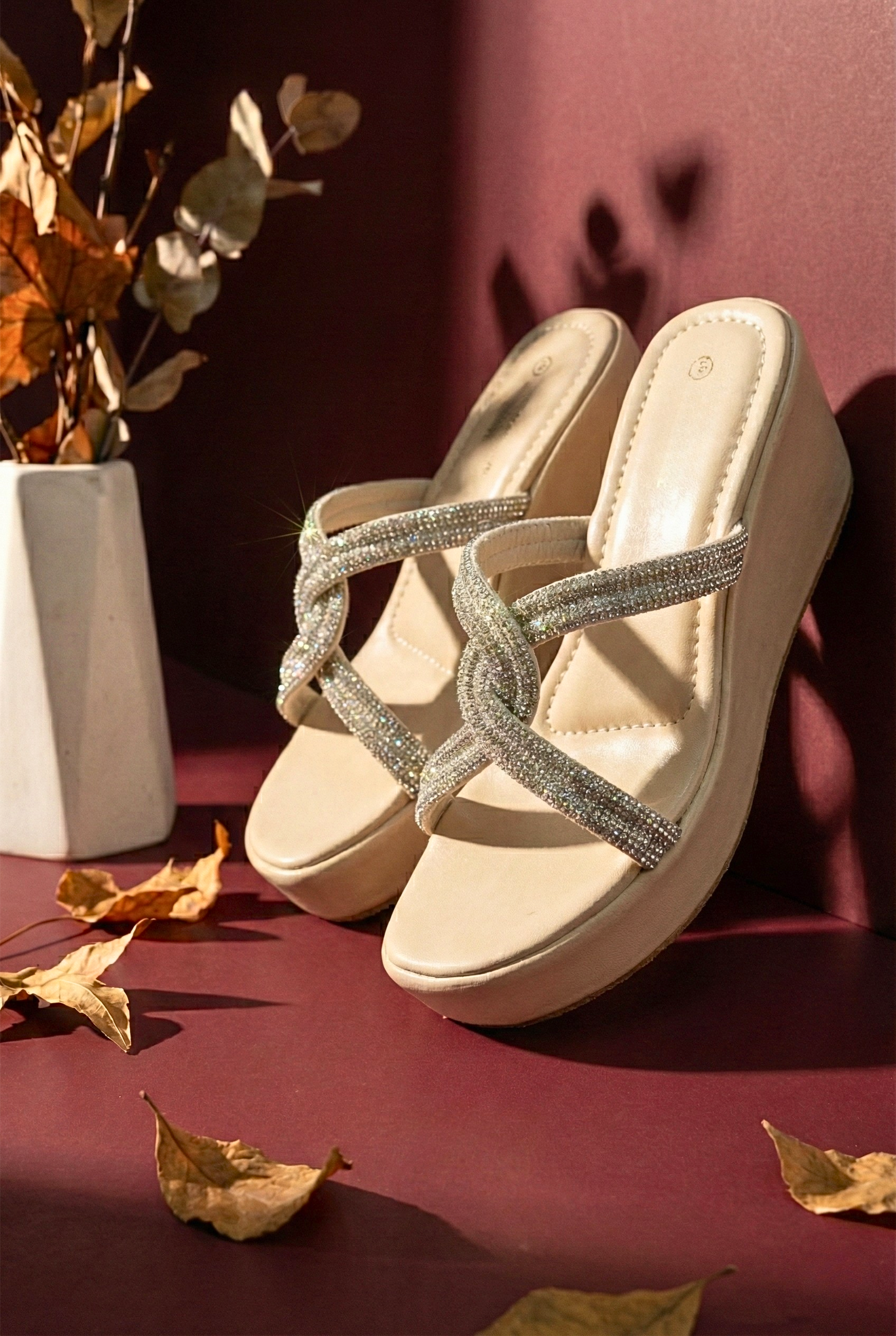 FAWN FANCY WEDGES 713 F