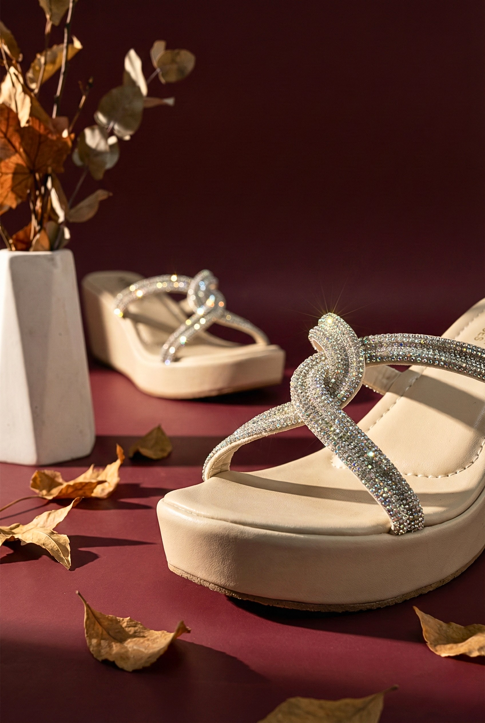 FAWN FANCY WEDGES 713 F