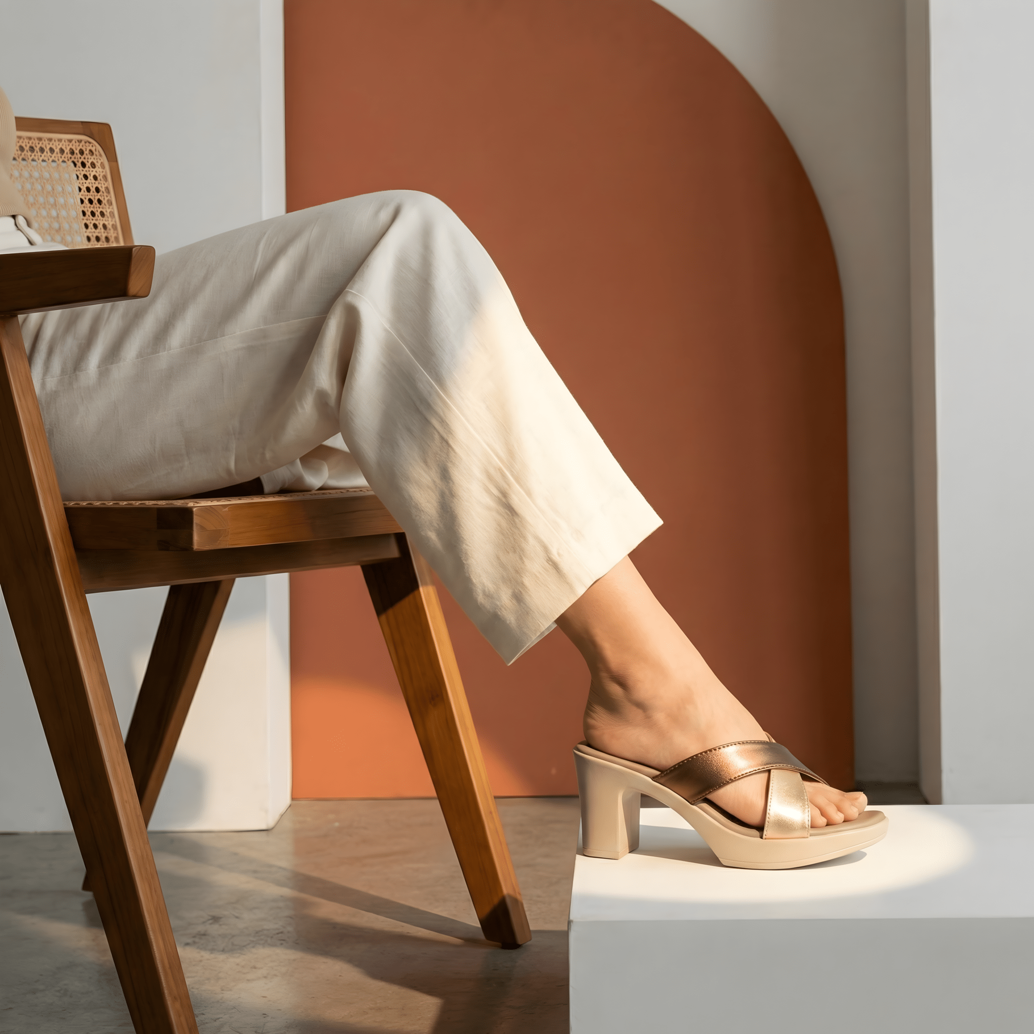 COMFORT BLOCK HEELS 526 ML - Sawa.pkWomen footwear shoes affordable