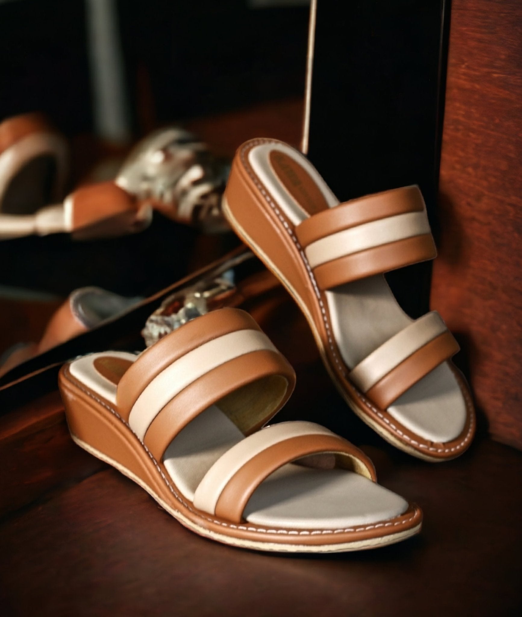 MUSTARD CASUAL WEDGES 229 M - Sawa.pkWomen footwear shoes affordable